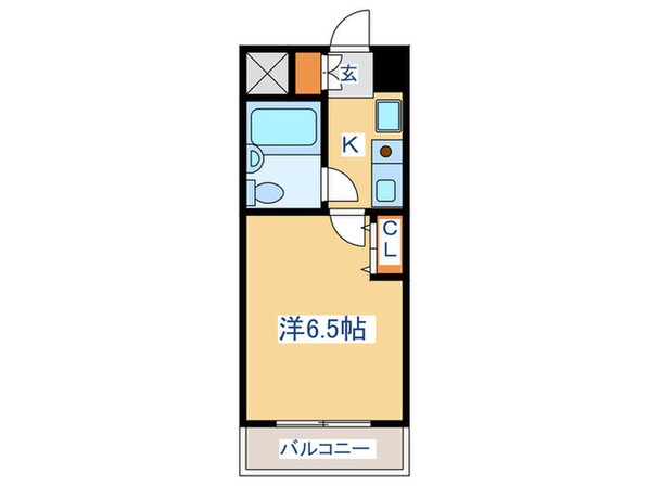 ﾎ-ﾕｳｺﾝﾌｫﾙﾄ愛宕大橋(304)の物件間取画像